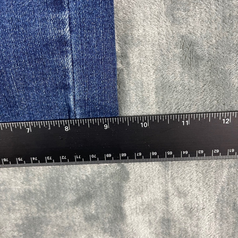 Judy Blue Womens Wide Crop Jeans Dark Wash Raw Hem Stretch Denim 13 31 - Picture 11 of 12